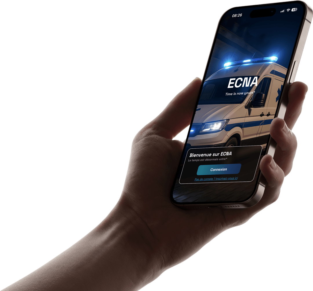 Application ECNA sur iPhone