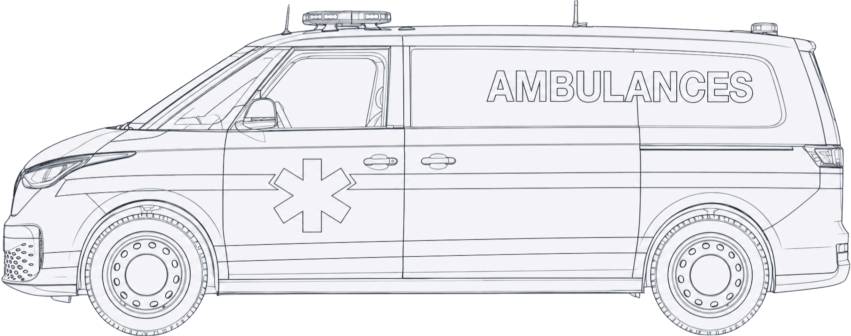 Ambulance vue technique